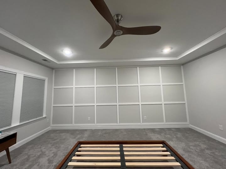 Full-room repaint quality with even coverage